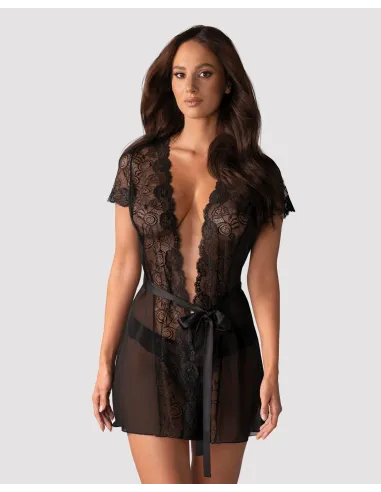 Bielizna-Alluria peniuar i stringi L/XL