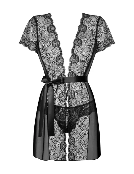 Bielizna-Alluria peniuar i stringi L/XL