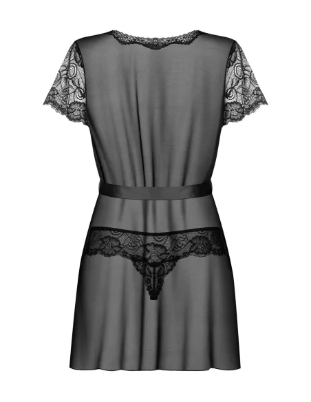 Bielizna-Alluria peniuar i stringi L/XL