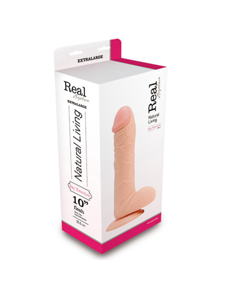Dildo-REALISTIC DILDO REAL RAPTURE FLESH 10"