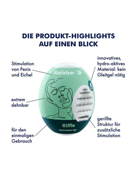 Masturbator Egg Single (Riffle)
