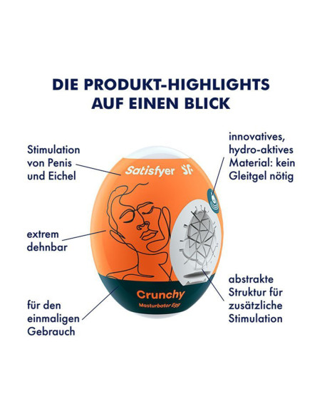 Masturbator Egg Single (Crunchy)
