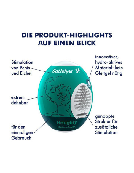 Masturbator Egg Single (Naughty)