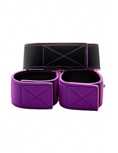 Reversible Collar and Wrist Cuffs - Purple 2