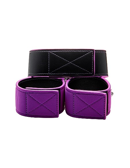 Reversible Collar and Wrist Cuffs - Purple