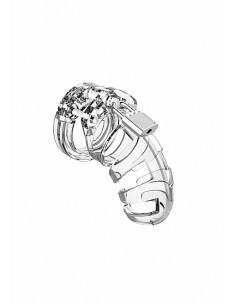 Model 02 - Chastity - 3.5" - Cock Cage - Transparent