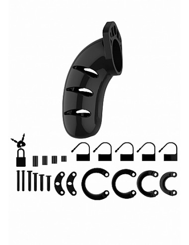 Model 03 - Chastity - 4.5" - Cock Cage - Black