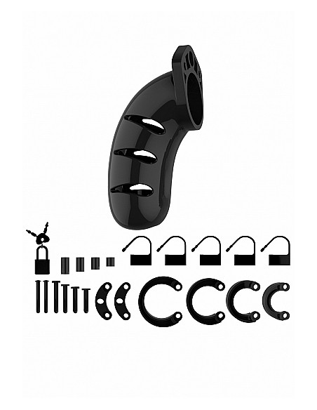 Model 03 - Chastity - 4.5" - Cock Cage - Black