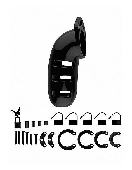 Model 06 - Chastity - 5.5" - Cock Cage - Black