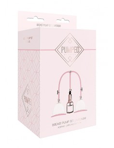 Breast Pump Set Medium - Rose Gold 2