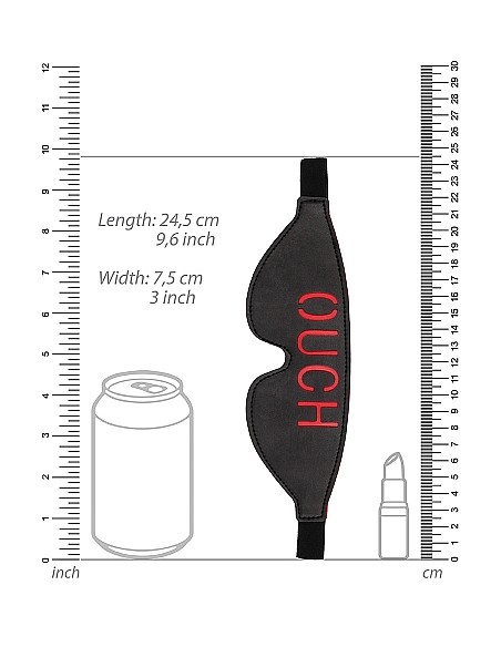 Ouch! Blindfold - OUCH - Black