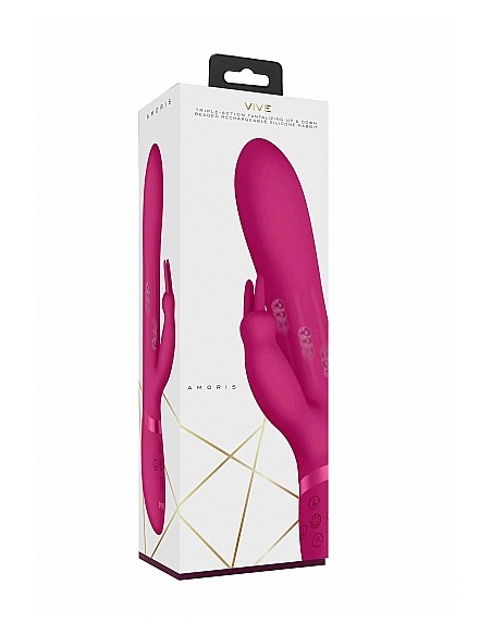 Amoris - Stimulating Beads Rabbit - Pink