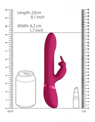 Amoris - Stimulating Beads Rabbit - Pink