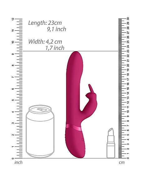 Amoris - Stimulating Beads Rabbit - Pink