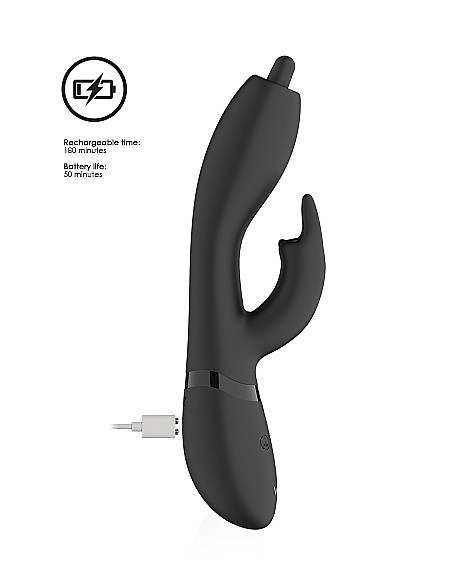 Nilo - Pinpoint Rotating G-spot Rabbit - Black