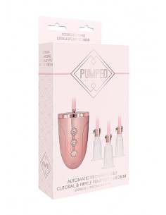 Automatic Rechargeable Clitoral & Nipple Pump Set - Medium - Pin 2