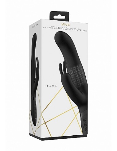 Izara - Rotating Beads Rabbit - Black