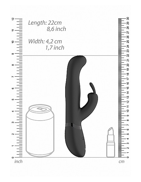 Izara - Rotating Beads Rabbit - Black