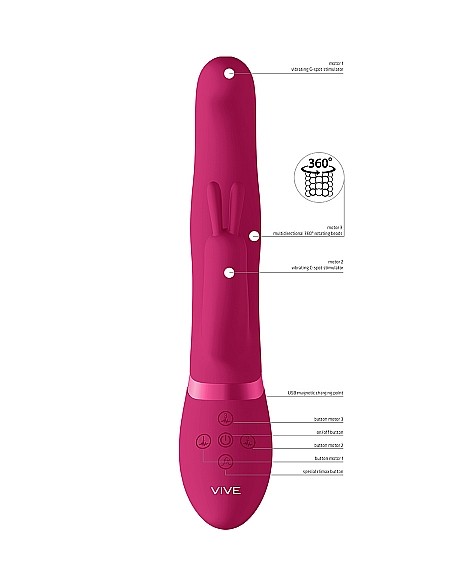 Izara - Rotating Beads Rabbit - Pink