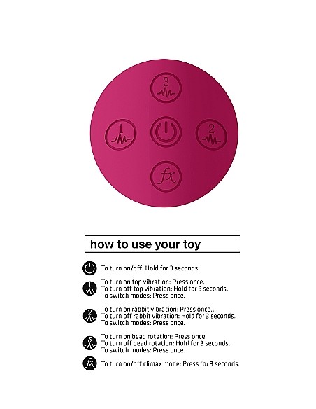 Izara - Rotating Beads Rabbit - Pink