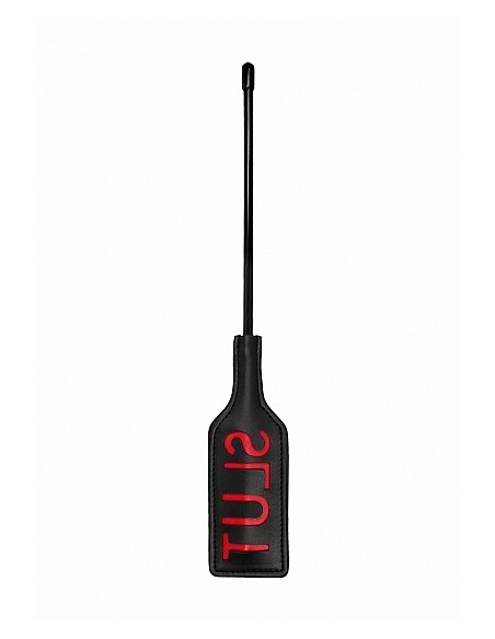 Ouch! Crop - SLUT - Small - Black