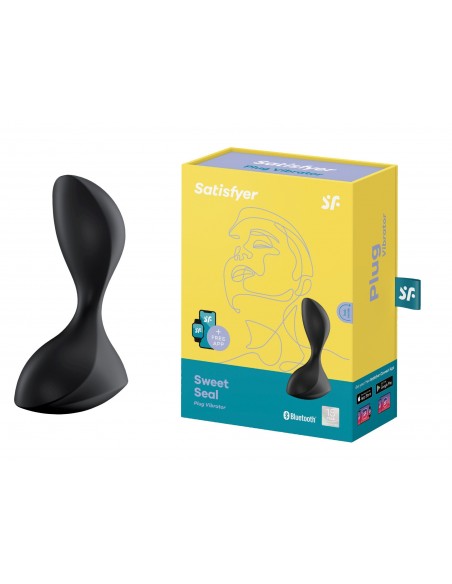 Plug-Vibrator Sweet Seal Connect App (Black)