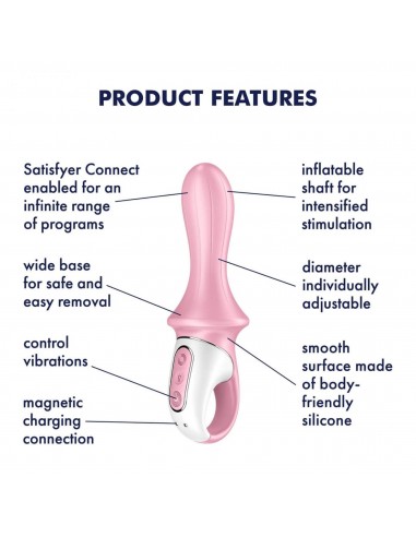 Air Pump Booty 5 Connect App red