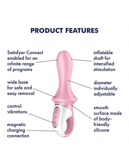 Air Pump Booty 5 Connect App red