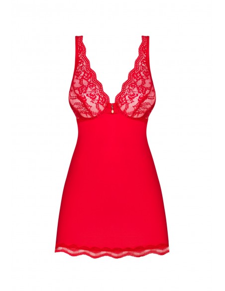 Bielizna-Luvae babydoll i stringi czerwona  S/M