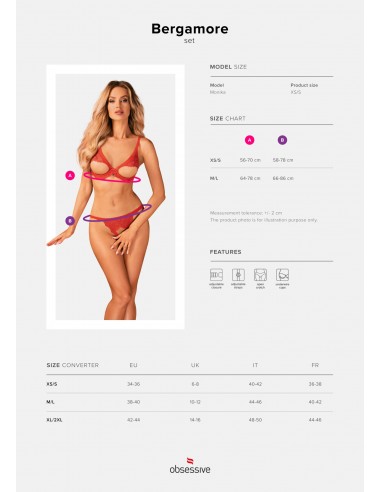 Bergamore komplet 2-częściowy M/L