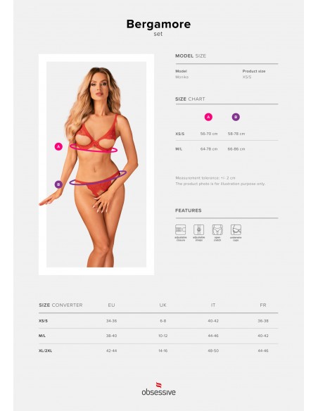 Bergamore komplet 2-częściowy M/L