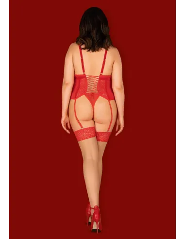 Bielizna-Blossmina gorset i stringi 6XL/7XL