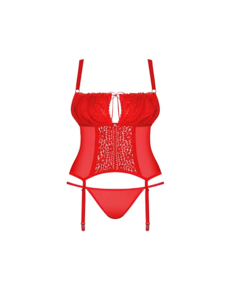 Bielizna-Blossmina gorset i stringi 6XL/7XL