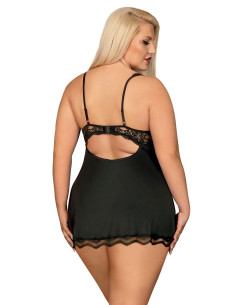 Bielizna-Luvae babydoll i stringi czarne XXL 2