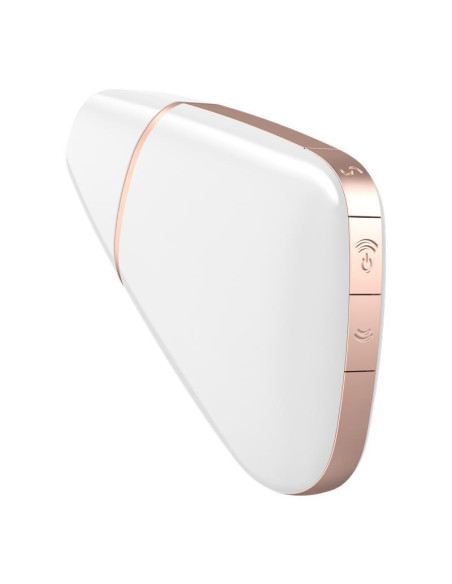 Wibrator - Love Triangle Air Pulse Stimulator + Vibration White