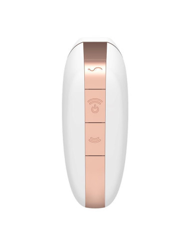 Wibrator - Love Triangle Air Pulse Stimulator + Vibration White