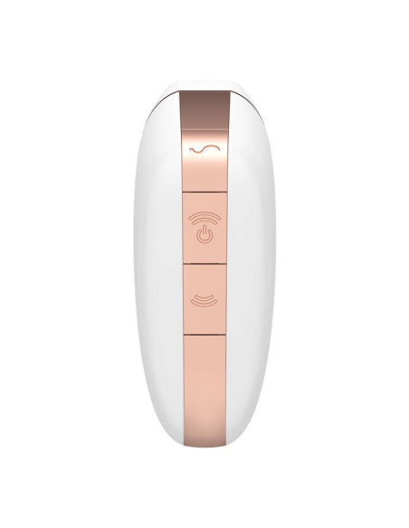 Wibrator - Love Triangle Air Pulse Stimulator + Vibration White