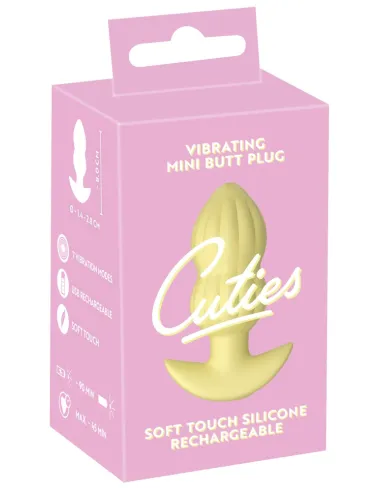 Cuties Vibrating Plug Yellow