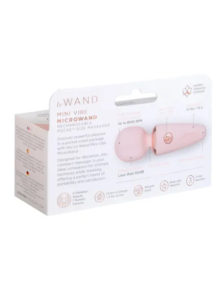 Le Wand Mini Microwand Rose Go