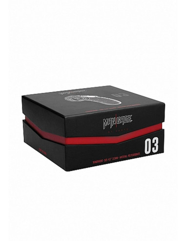 Model 03 - Chastity - 4.5"" - Cock Cage - Transparent