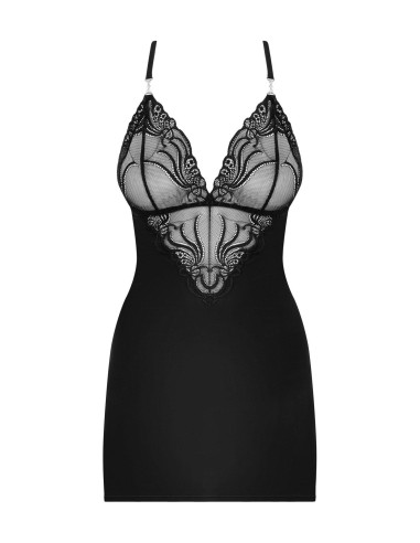Bielizna-828-CHE-1 koszulka i stringi L/XL