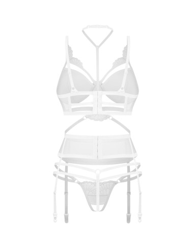 Premisis White otwarty komplet 3-częściowy   S/M