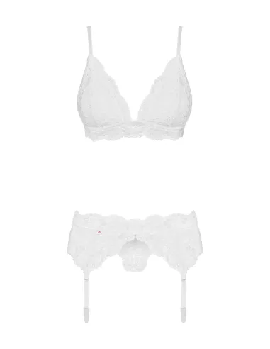 Bielizna-810-SEG-2 komplet 3-częściowy biały L/XL