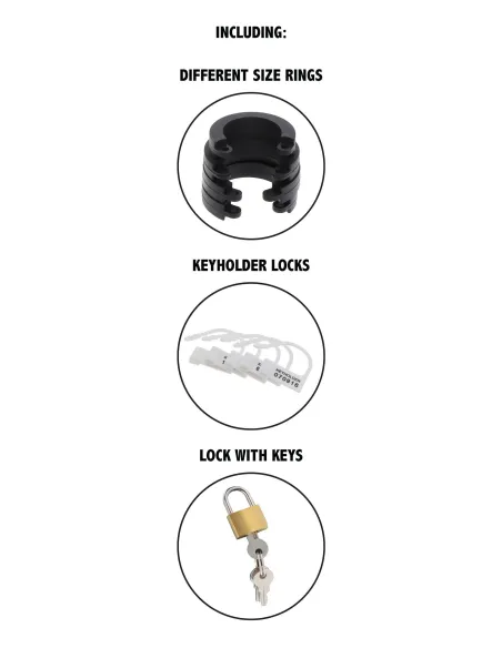 Chastity Cock Cage Silicone Large