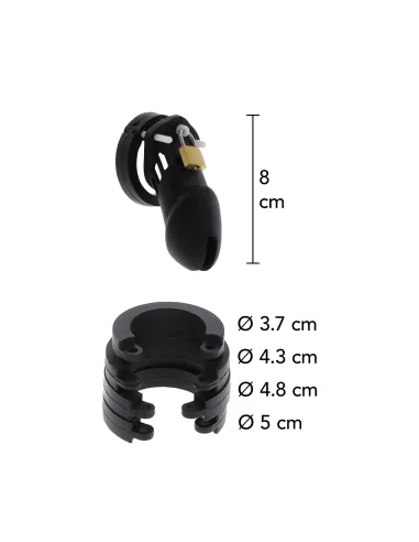 Chastity Cock Cage Silicone Large