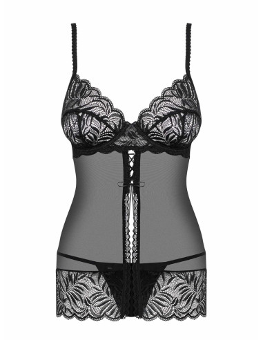 Bielizna-Contica babydoll + string L/XL