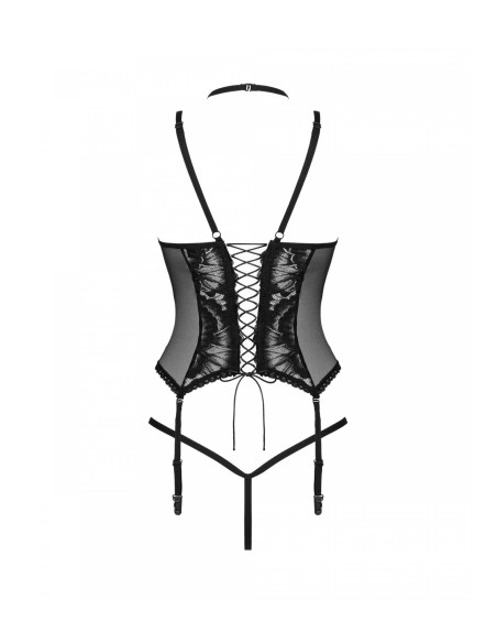 Bielizna-Alessya gorset czarny  XS/S