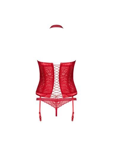 Flameria gorset i stringi  S/M