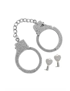 Diamond Wrist Cuffs Silver 2