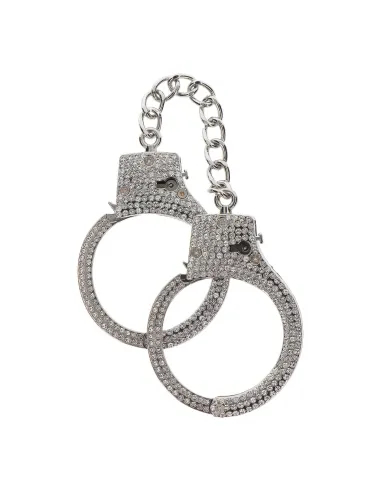 Diamond Wrist Cuffs Silver